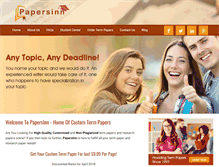 Tablet Screenshot of papersinn.com